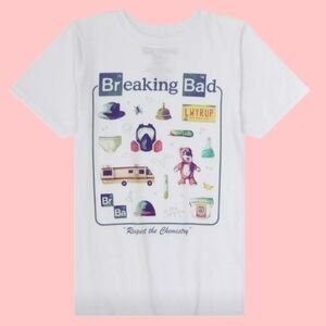 Ripple Junction   Breaking Bad  T-Shirt   Women M  Short Sleeve White